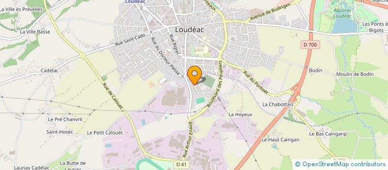 localisation de l'entreprise MADAME ALEXIA DUCLOS à LOUDEAC