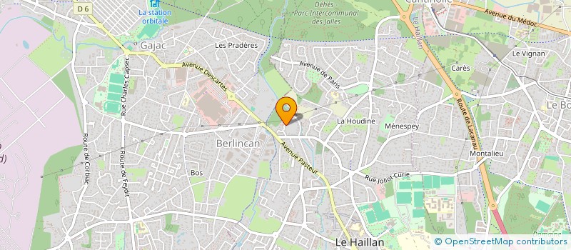 localisation de l'entreprise MADAME ALEXIA DUHANT à LE HAILLAN