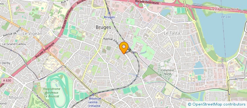 localisation de l'entreprise MADAME ALEXIA DUNET  BRUGES