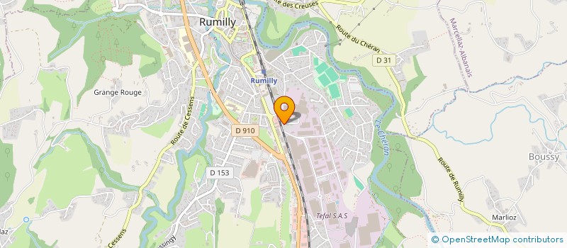 localisation de l'entreprise MADAME ALEXIA DUPENLOUP  RUMILLY