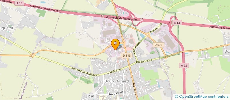 localisation de l'entreprise MADAME ALEXIA DUTERTRE  BOURG-ACHARD