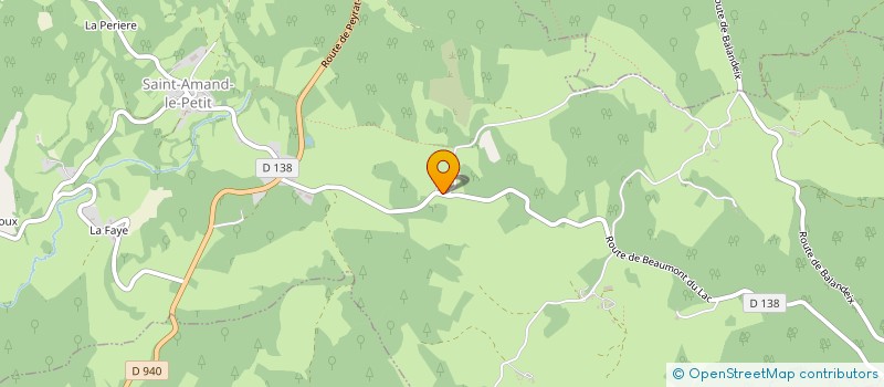 localisation de l'entreprise MADAME ALEXIA FANOS  PEYRAT-LE-CHATEAU