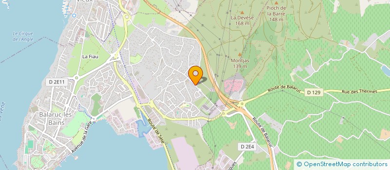 localisation de l'entreprise MADAME ALEXIA FARFART  BALARUC-LES-BAINS