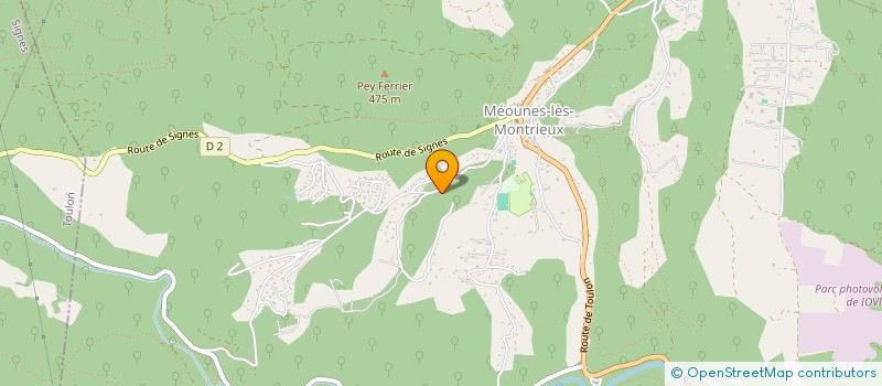 localisation de l'entreprise MADAME ALEXIA FAURE  MEOUNES-LES-MONTRIEUX