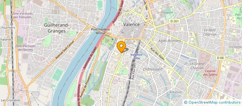 localisation de l'entreprise MADAME ALEXIA FAURIE  VALENCE