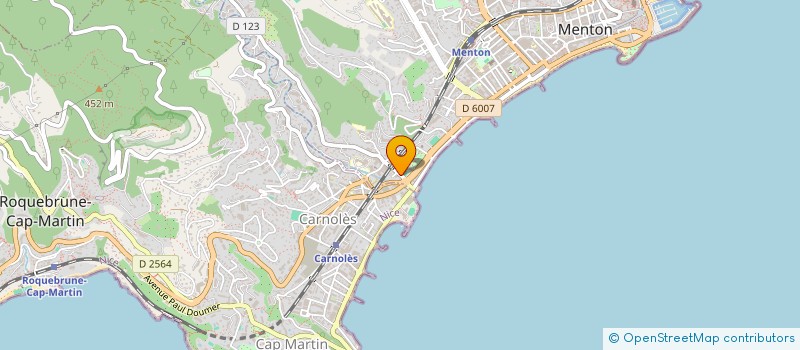 localisation de l'entreprise MADAME ALEXIA FERREIRA DE OLIVEIRA  MENTON