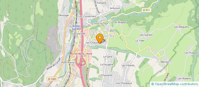 localisation de l'entreprise MADAME ALEXIA FERRUCCI  AIX-LES-BAINS