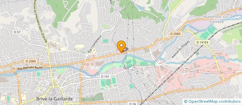 localisation de l'entreprise MADAME ALEXIA FEYT  BRIVE-LA-GAILLARDE