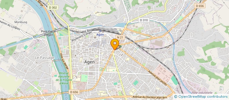 localisation de l'entreprise MADAME ALEXIA FILALI  AGEN