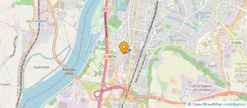 localisation de l'entreprise MADAME ALEXIA FILIPPINI  VALENCE