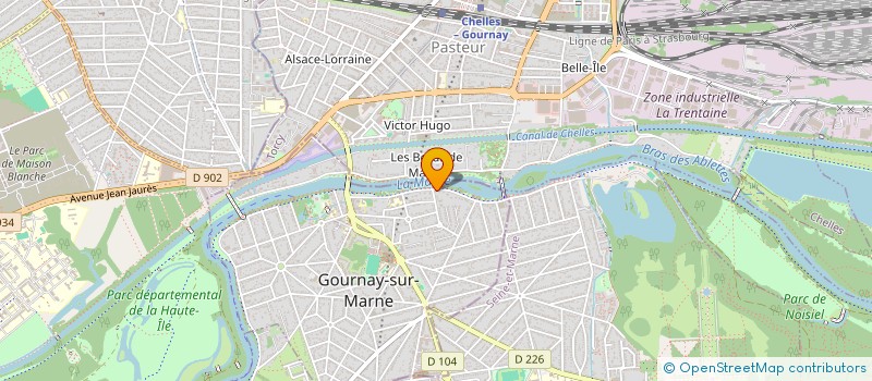 localisation de l'entreprise MADAME ALEXIA FLEURY  GOURNAY-SUR-MARNE