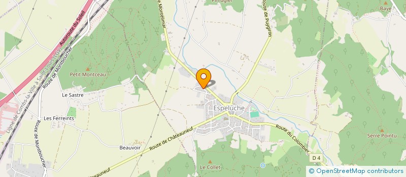 localisation de l'entreprise MADAME ALEXIA FOUFELLE  ESPELUCHE