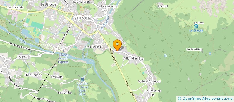 localisation de l'entreprise MADAME ALEXIA FRANGOPULOS  SAMOENS