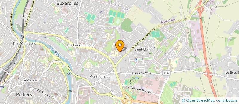 localisation de l'entreprise MADAME ALEXIA FRIANT à POITIERS