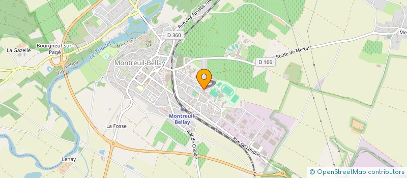 localisation de l'entreprise MADAME ALEXIA FRICHETEAU  MONTREUIL-BELLAY