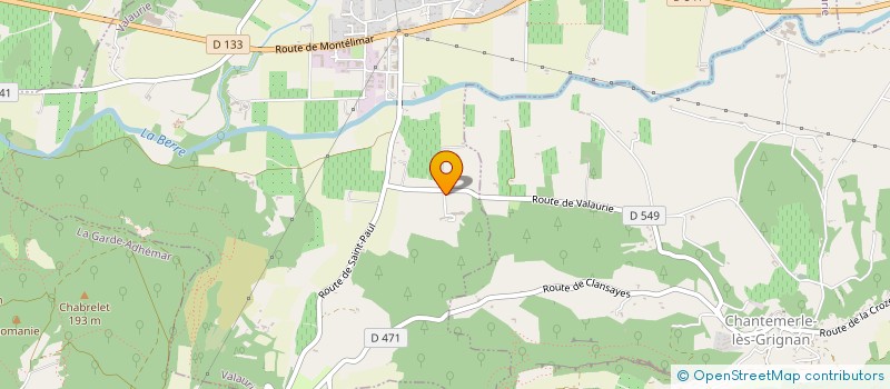 localisation de l'entreprise MADAME ALEXIA FROMENT  VALAURIE