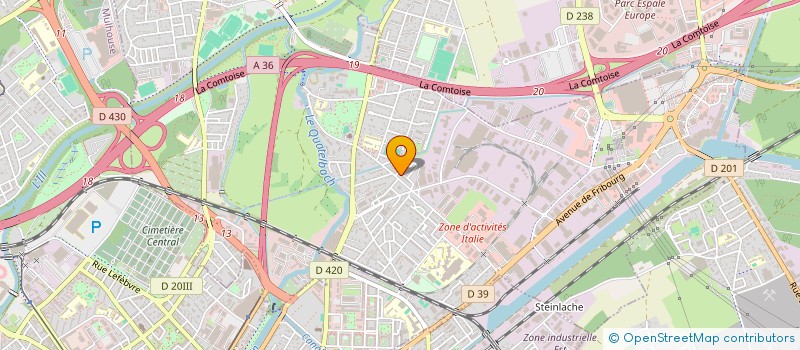 localisation de l'entreprise MADAME ALEXIA GABLE  ILLZACH