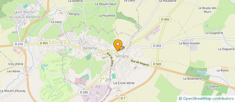 localisation de l'entreprise MADAME ALEXIA GALLOUIN à BELLEME