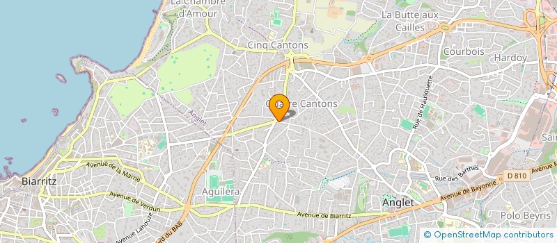 localisation de l'entreprise MADAME ALEXIA GALZAGORRI  ANGLET