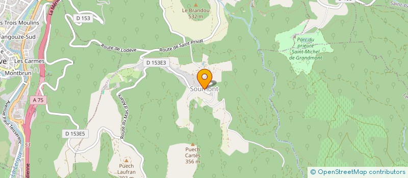 localisation de l'entreprise MADAME ALEXIA GAUBERT  SAINT-AFFRIQUE