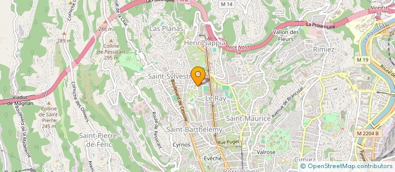 localisation de l'entreprise MADAME ALEXIA GAY à NICE