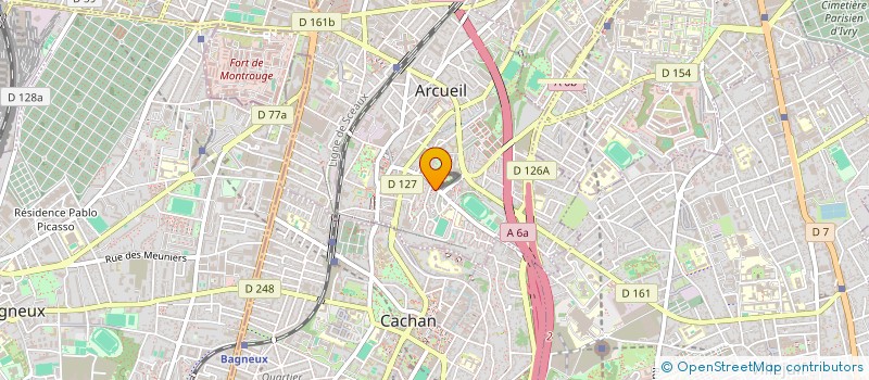 localisation de l'entreprise MADAME ALEXIA GENIN à ARCUEIL