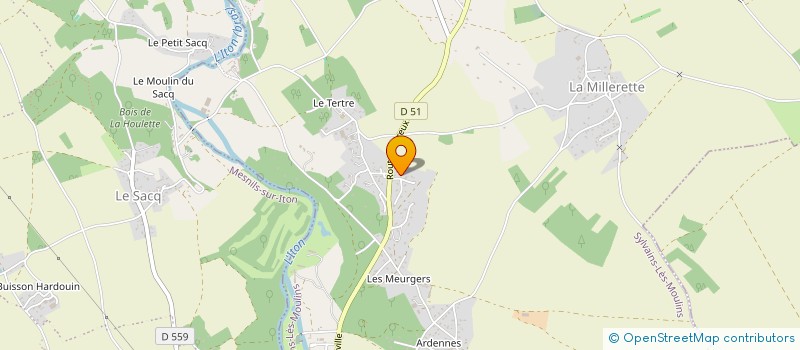 localisation de l'entreprise MADAME ALEXIA GIARMO  SYLVAINS-LES-MOULINS