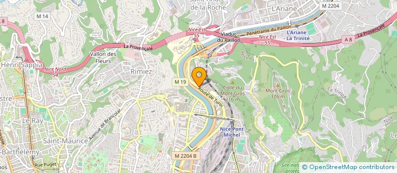 localisation de l'entreprise MADAME ALEXIA GIMENEZ à NICE