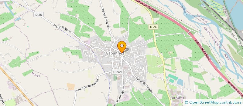 localisation de l'entreprise MADAME ALEXIA GLEIZE  CABANNES