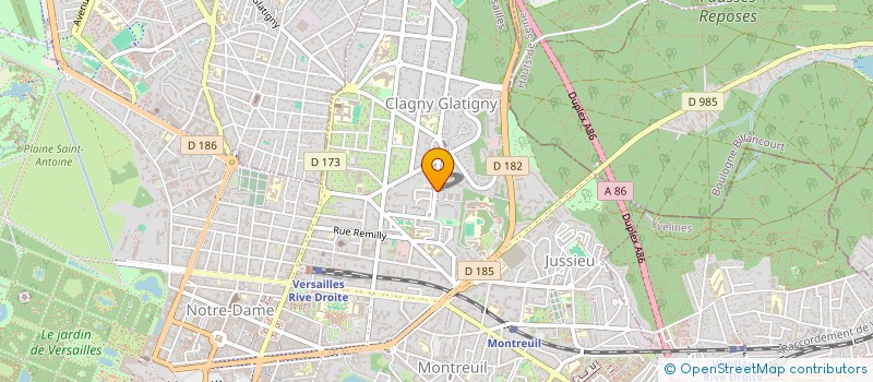 localisation de l'entreprise MADAME ALEXIA GOBERT à VERSAILLES