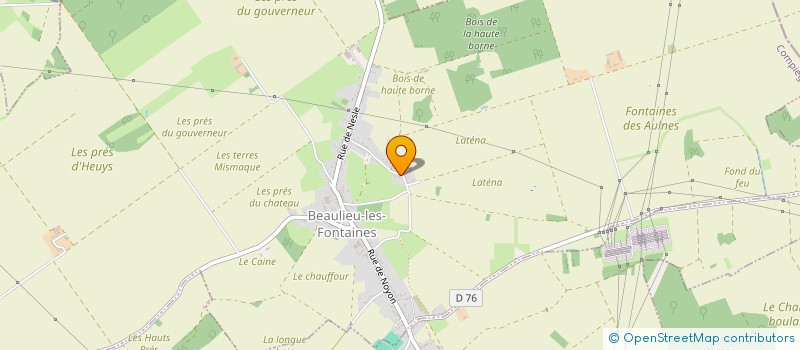 localisation de l'entreprise MADAME ALEXIA GOSSE à BEAULIEU-LES-FONTAINES