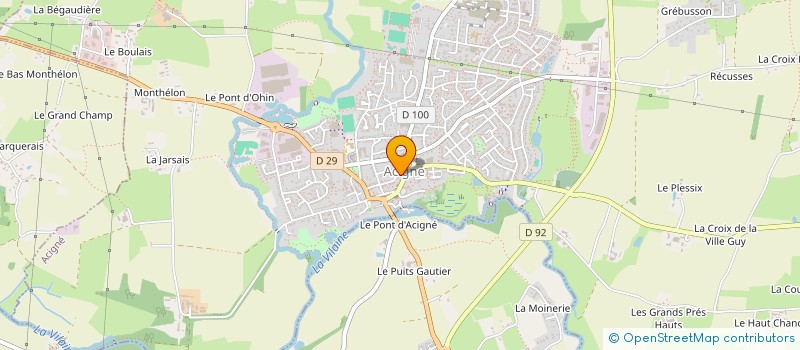 localisation de l'entreprise MADAME ALEXIA GOUPIL  ACIGNE