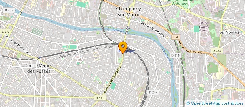 localisation de l'entreprise MADAME ALEXIA GUELL à SAINT-MAUR-DES-FOSSES