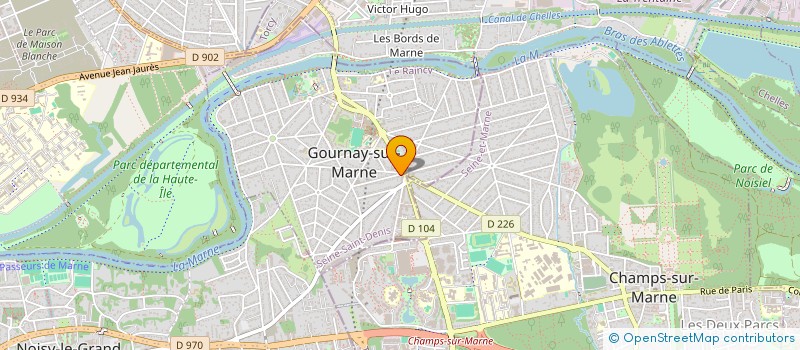 localisation de l'entreprise MADAME ALEXIA GUILBERT à GOURNAY-SUR-MARNE
