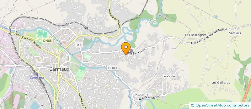 localisation de l'entreprise MADAME ALEXIA HENRY  BLAYE-LES-MINES