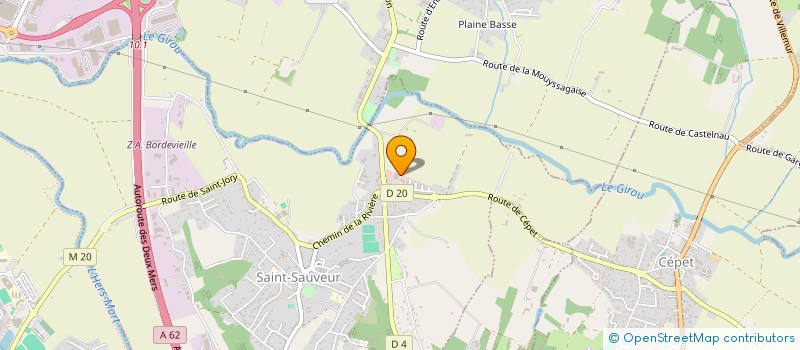 localisation de l'entreprise MADAME ALEXIA HERNANDEZ  SAINT-SAUVEUR