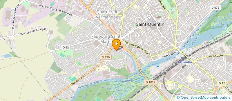 localisation de l'entreprise MADAME ALEXIA HORVATH à SAINT-QUENTIN