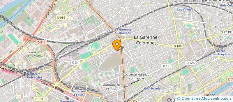 localisation de l'entreprise MADAME ALEXIA IGUE à LA GARENNE-COLOMBES