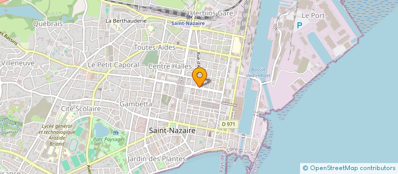 localisation de l'entreprise MADAME ALEXIA JACQUES à SAINT-NAZAIRE