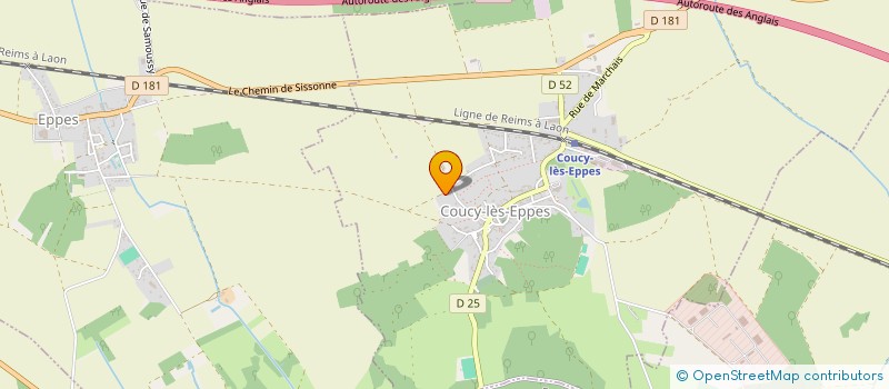 localisation de l'entreprise MADAME ALEXIA JONNET  COUCY-LES-EPPES