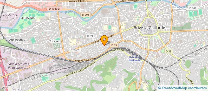 localisation de l'entreprise MADAME ALEXIA JOSEPHINE à BRIVE-LA-GAILLARDE