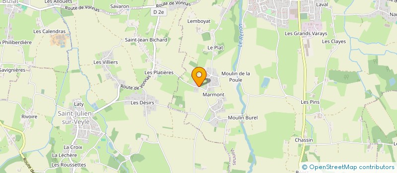 localisation de l'entreprise MADAME ALEXIA JOUBERT LAURENCIN  VONNAS