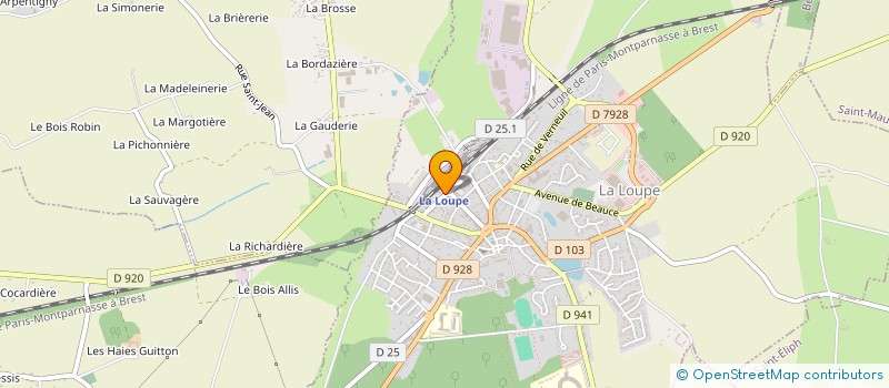 localisation de l'entreprise MADAME ALEXIA JOULIA à LA LOUPE