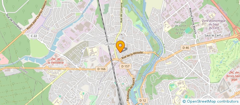 localisation de l'entreprise MADAME ALEXIA KHENFER  GOLBEY