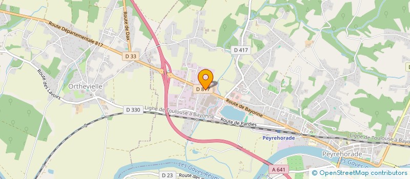 localisation de l'entreprise MADAME ALEXIA KLEBERT  PEYREHORADE