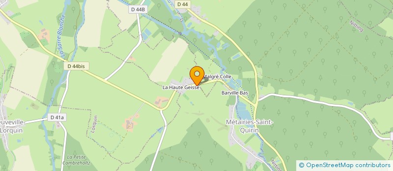 localisation de l'entreprise MADAME ALEXIA KLINGLER  METAIRIES-SAINT-QUIRIN