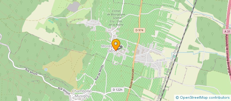 localisation de l'entreprise MADAME ALEXIA LAJEUNE  MOREY-SAINT-DENIS