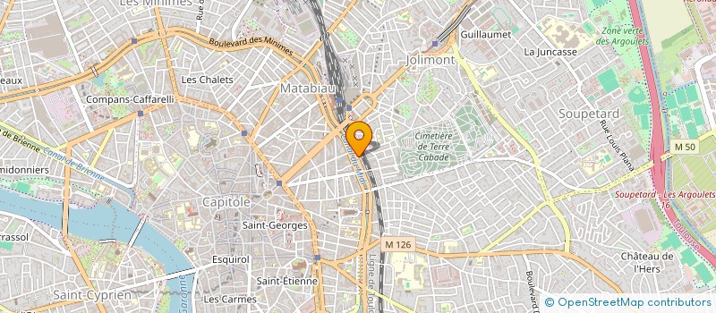 localisation de l'entreprise MADAME ALEXIA LAMOTHE  TOULOUSE