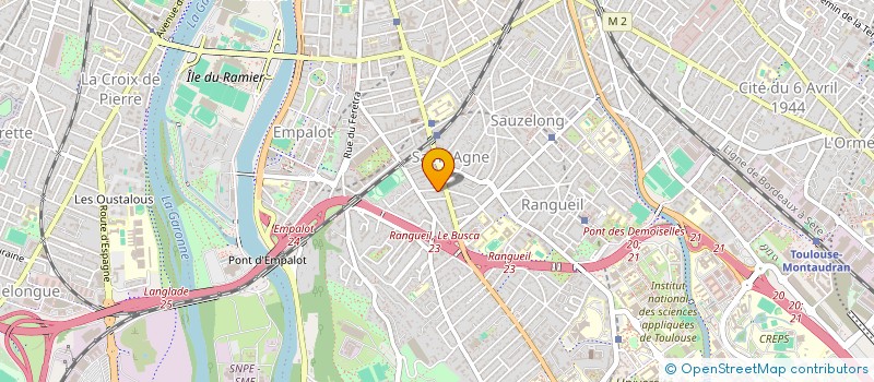 localisation de l'entreprise MADAME ALEXIA LANGLOIS  TOULOUSE