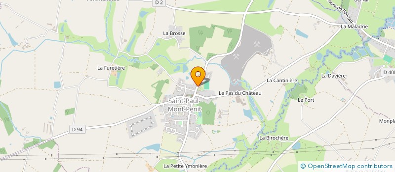 localisation de l'entreprise MADAME ALEXIA LARDEUX  SAINT-PAUL-MONT-PENIT